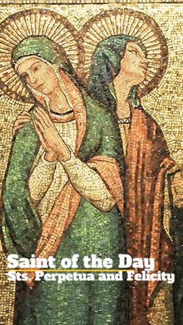Saint of the Day, Sts. Perpetua and Felicity, Martyrs - YouTube
