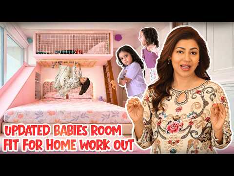 Updated Babies Room Fit for Home Work out | HINDI | Debina Decodes |