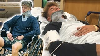 HOSPITALIZED WITH A BROKEN BACK!!!!