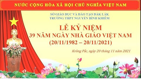 Diện văn kỷ niệm ngày nhà giáo Việt Nam 20 11 2022