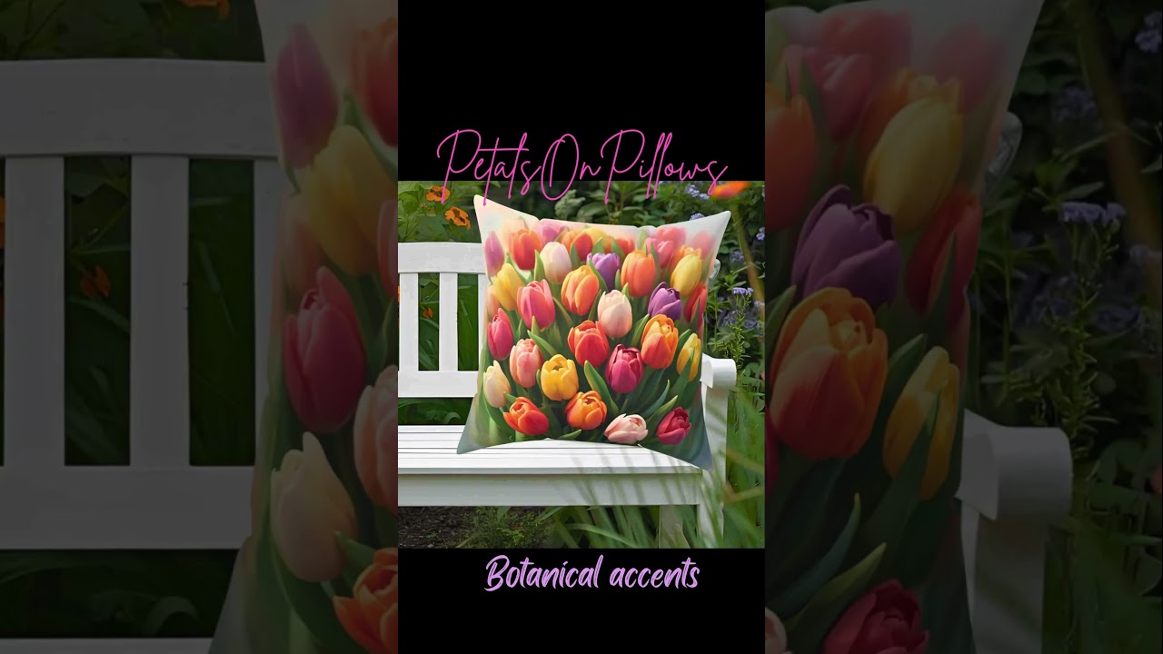 Our New Floral Pillow Collection is bursting with soft pastels and vibrant petals 
