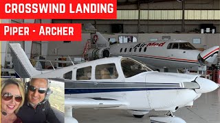 Crosswind Landing  Maximum Demonstrated for a Piper Archer  Marius Aviation