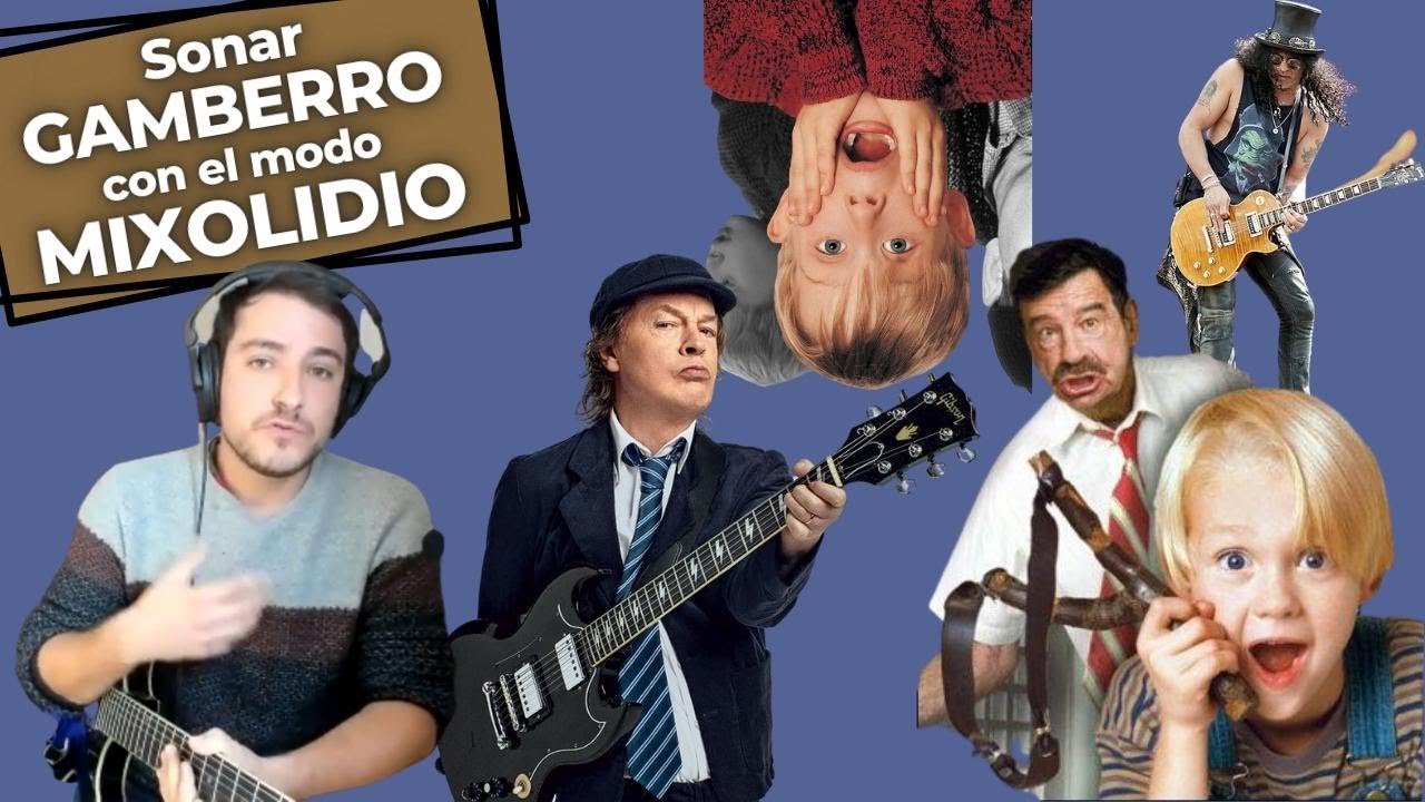 El modo GAMBERRO. Mixolidio. Para sonar ROCK y BLUES. MASTERCLASS #15. ERIZO Escuela Música