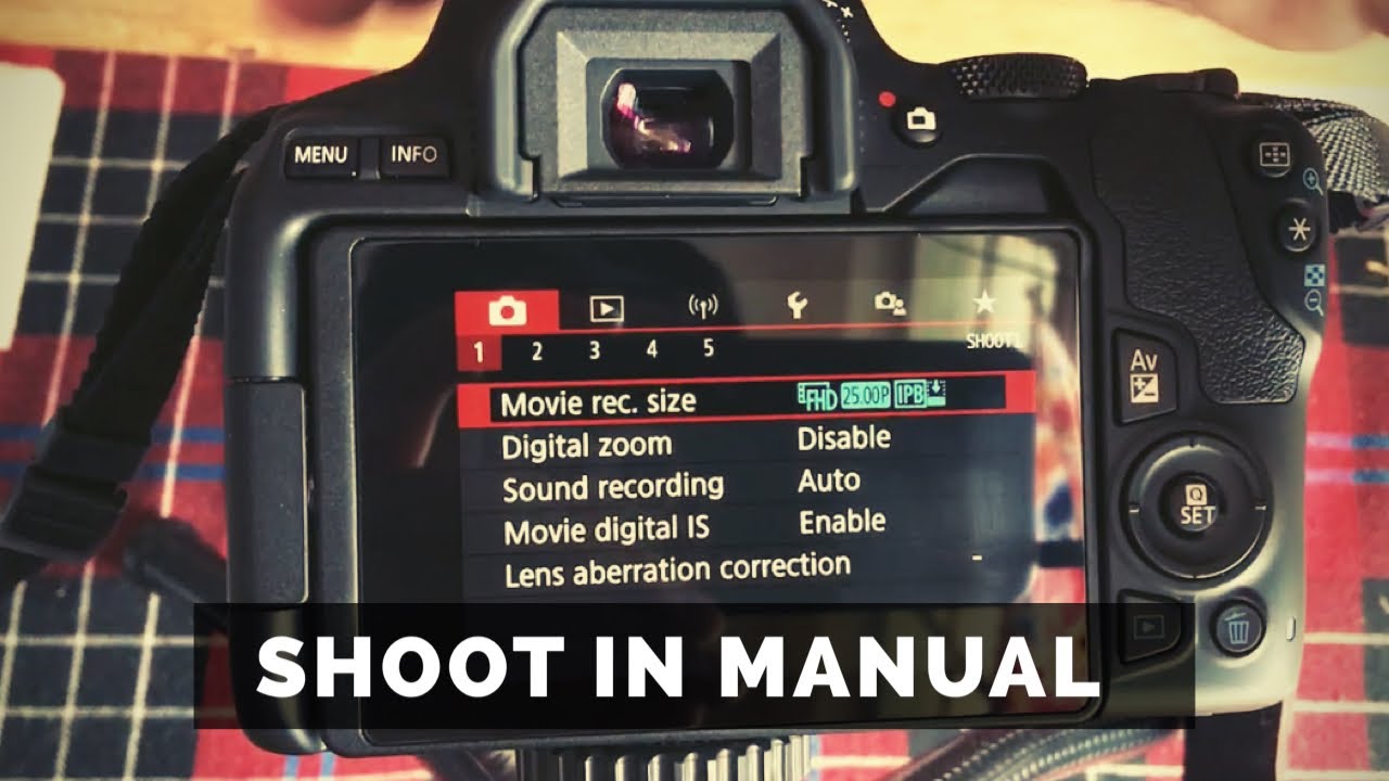 Basic of DSLR Filmmaking Part 1: How to shoot video in MANUAL mode DSLR