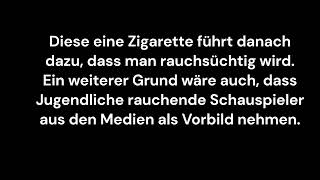 sprechen schreiben Wie entwickelt sich das Rauchen in Deutschland screenshot 3