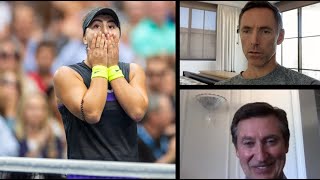 Canadian Icons Gretzky and Nash on Bianca Andreescu
