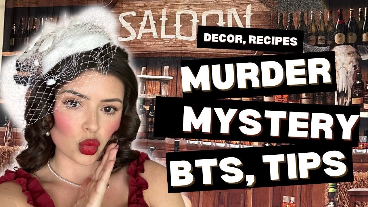 Hosting a Murder Mystery Party at Home | Howdy Pardner, Welcome to Year ...