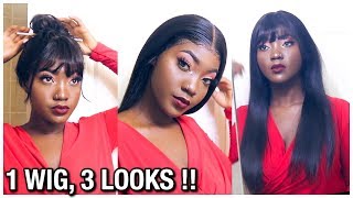 3 IN 1 NEW VERSATILE WIG! OMG! | Extremely Detailed Install &amp; Styling | Hairvivi