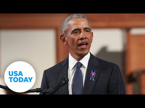 Barack Obama remembers 'hero' John Lewis in emotional eulogy (FULL SPEECH) | USA TODAY
