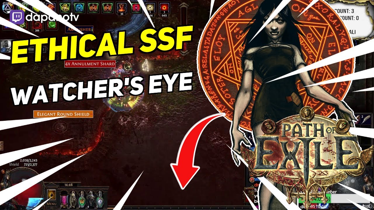ETHICAL SSF WATCHER's EYE | Daily Path of Exile Highlights