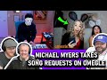 Marcus Veltri - Michael Myers takes song requests on OMEGLE... REACTION!! | OFFICE BLOKES REACT!!