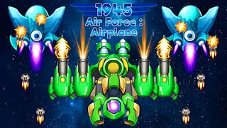 1945 Air Force Airplane Gameplay Great Top Down Shooter