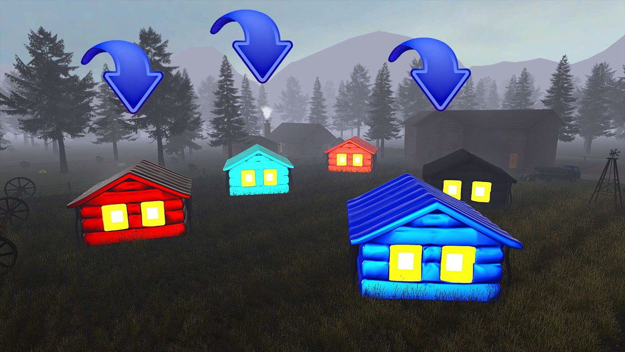 HOUSE (original) Turn into COLOR HOUSE HEAD MONSTER ! garry's mod