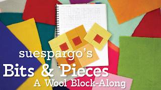 Sue Spargo's new Block Along 'Bits &amp; Pieces'