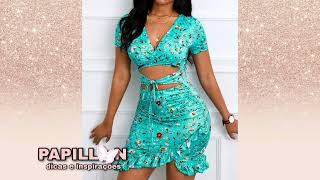 VESTIDO CURTO COM DETALHES VAZADOS | beautiful dresses🦋