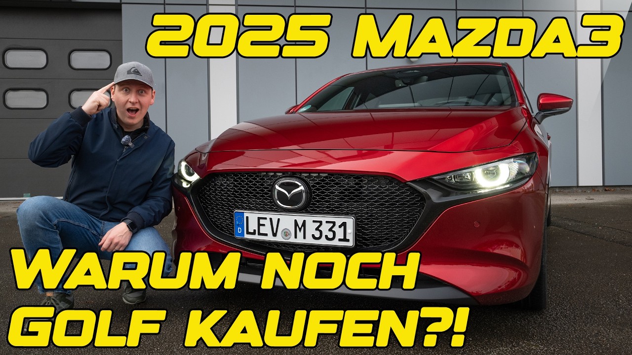 NEUER 2025 Mazda3 eSyactiv G 140 | Mehr Hubraum, weniger Verbrauch? | REVIEW