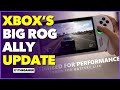 Xbox Updates ROG Ally with New Default Game Profiles 🎮