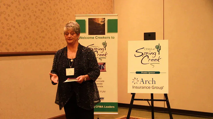 Linda Cowart - CFMA at Spring Creek 2013 Testimonial