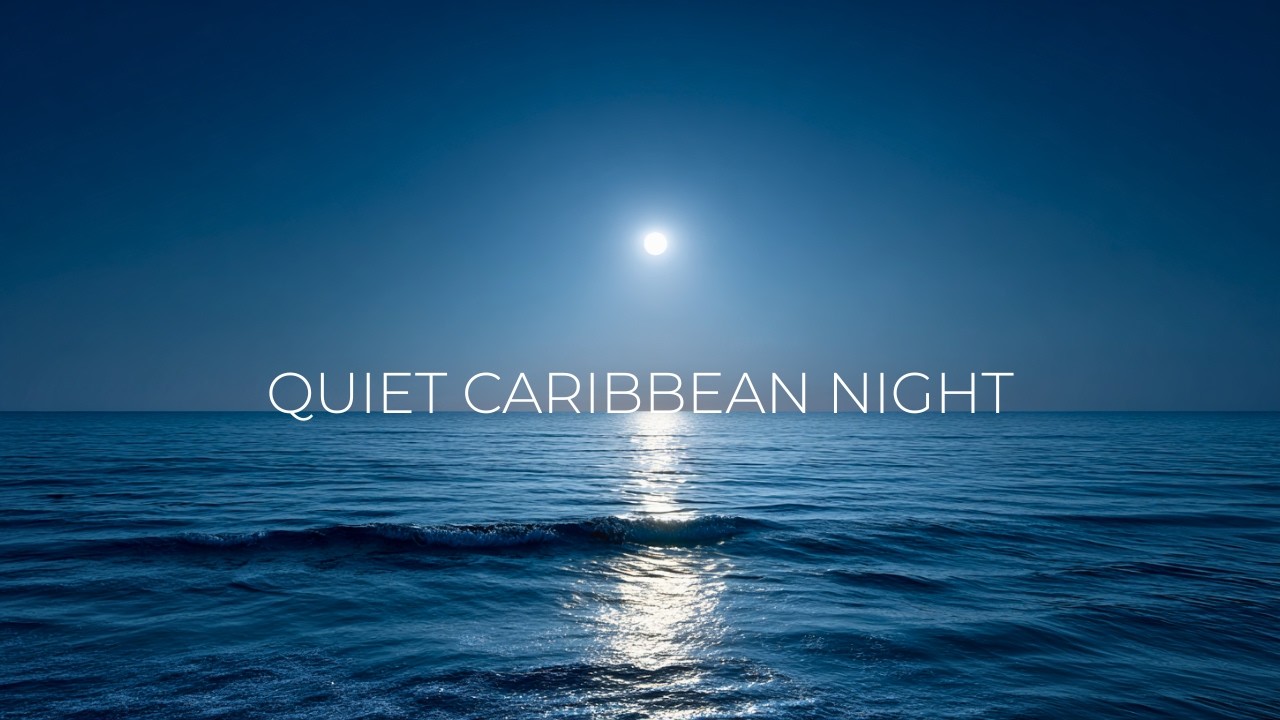Quiet Caribbean Night 🌙 Calm Bossa Nova for Deep Focus
