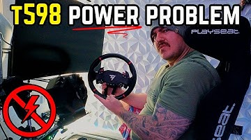 Thrustmaster T598 Power Problem FIXED! (How to Stop Disconnects)