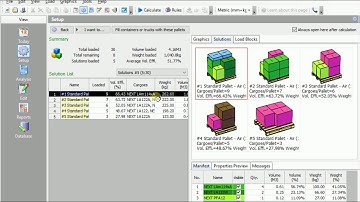 CubeMaster - How to generate the multiple pallets solutions using Pallet Optimization