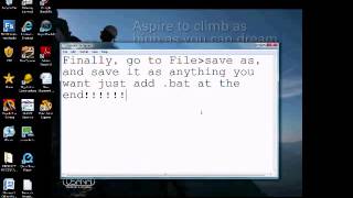 Basic Notepad Tricks For Noobs And beginners hacking series on youtube Part #13 By hackerajax