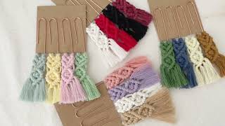 Macrame Paperclip DIY VLOG 001