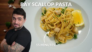 I Made The Best Bay Scallop Pasta Ever!