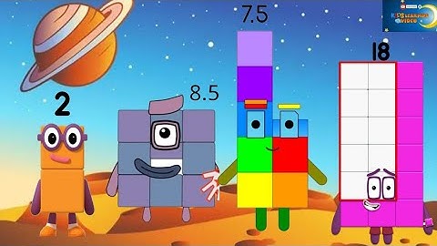 Numberblocks 0.5 decimal Skip to 10 |0.5 times table | learn to count#math  @kidslearningvideo29
