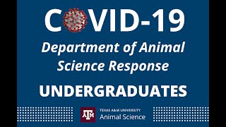 20200318 Undergraduate Update