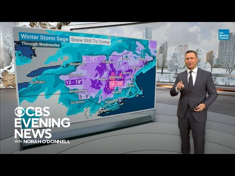 Tracking the nor'easter headed for the Northeast
