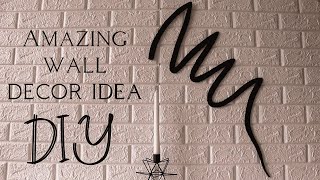 🕷 Amazing wall decor idea (DIY) 🕷