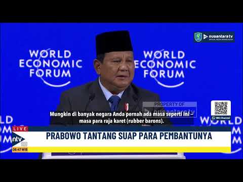 Pidato Presiden Prabowo di WEF 2026: Kami Telah Menutup 1.000 Tambang Ilegal | NTV MORNING
