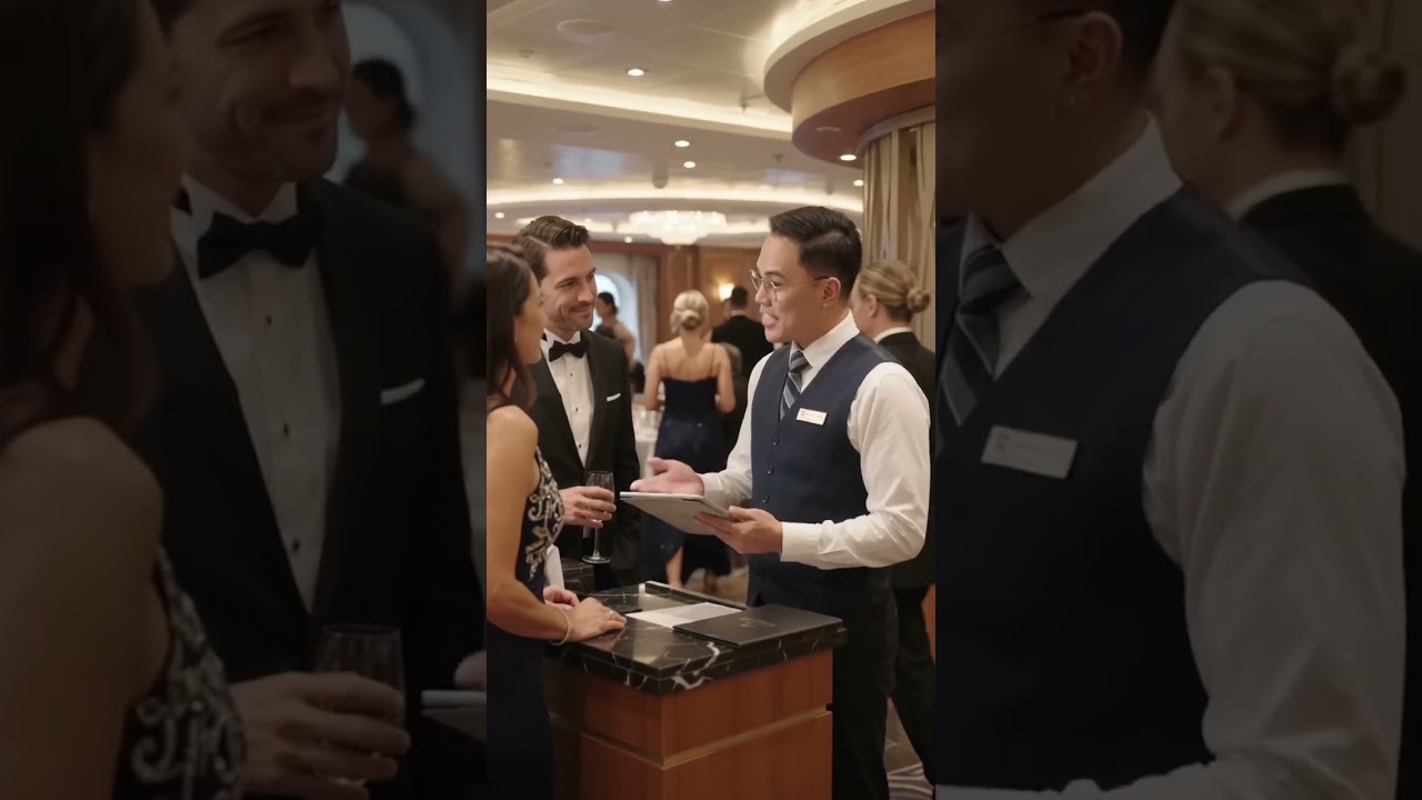 Elegant Night is the busiest day on a cruise #cruiship #seafarer #cruiseblogger