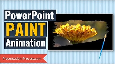 Picture Paint Animation Effect in PowerPoint