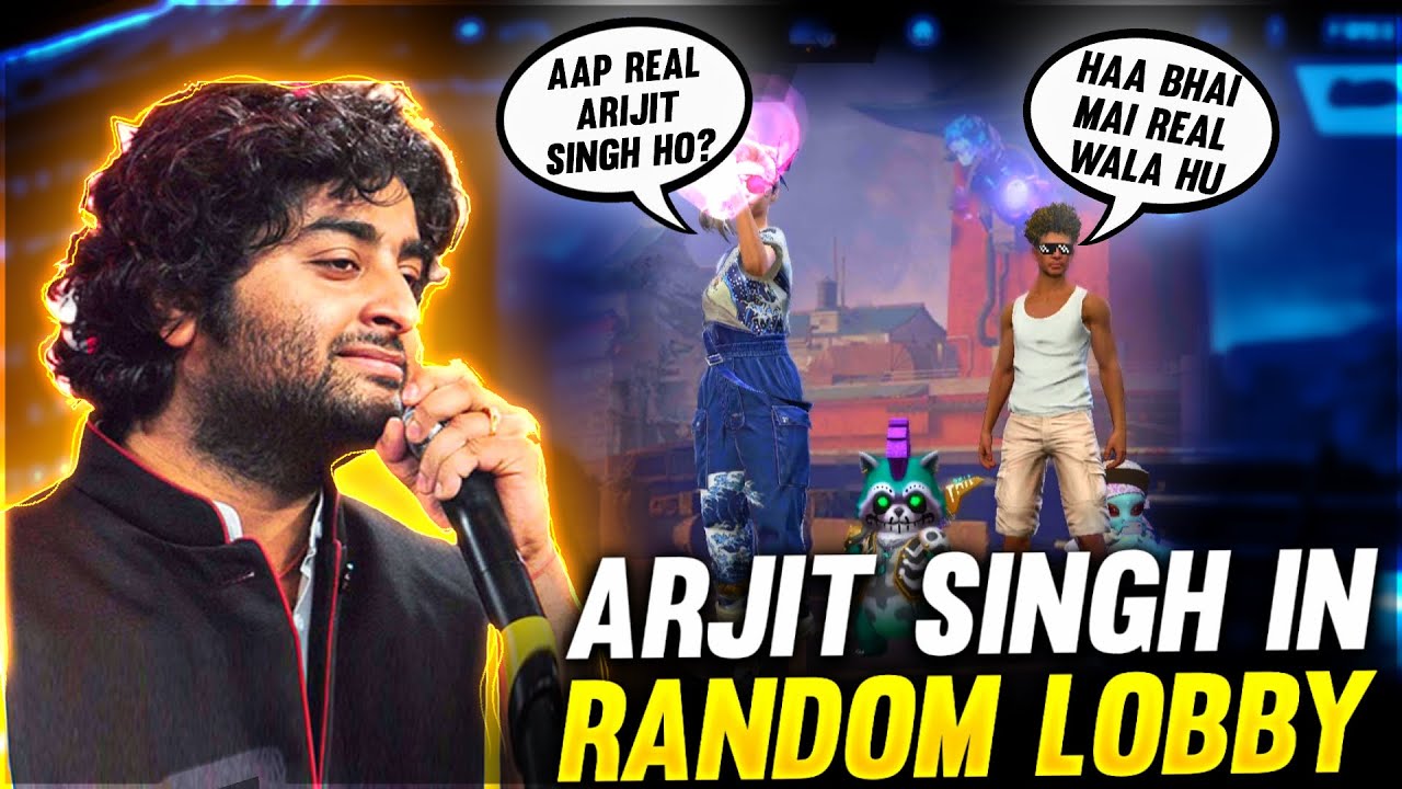 I Meet ARJIT SINGH🔥 In Random Lobby ||IS HE REAL😮😮😮 ||MUST WATCH ...