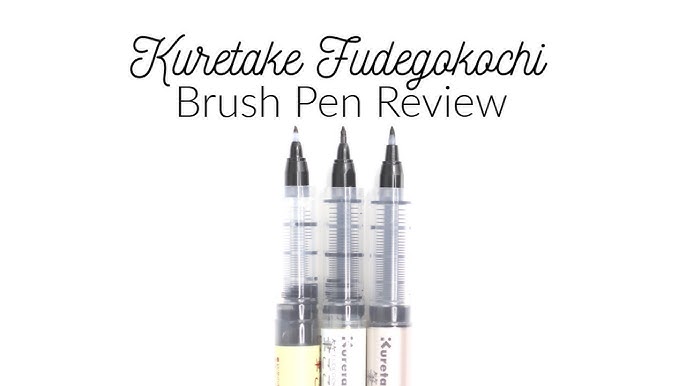 Review: Kuretake No. 8 & 13 Fountain Hair Brush Pens — The Pen Addict