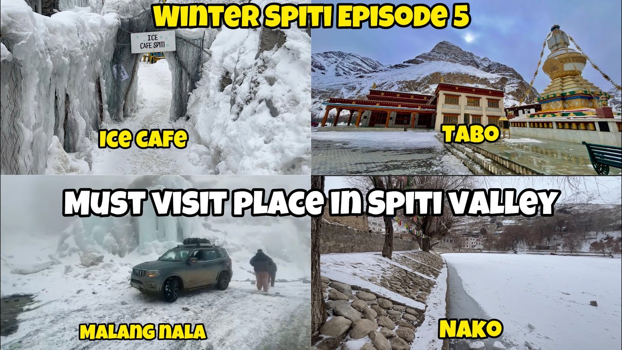 Ice Cafe, Tabo , Malang Nala and Nako - Places We Covered between Kaza to Spello | #nakolake #tabo 