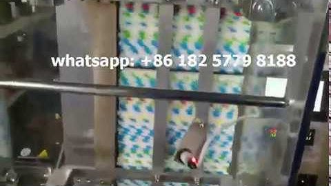 300pcs paper straw automatic packaging machine bundle straw wrapping machine