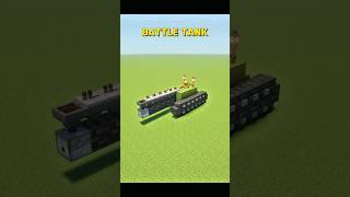 Battle tank in Minecraft #minecraft #shorts #gaming #trending #ytshorts