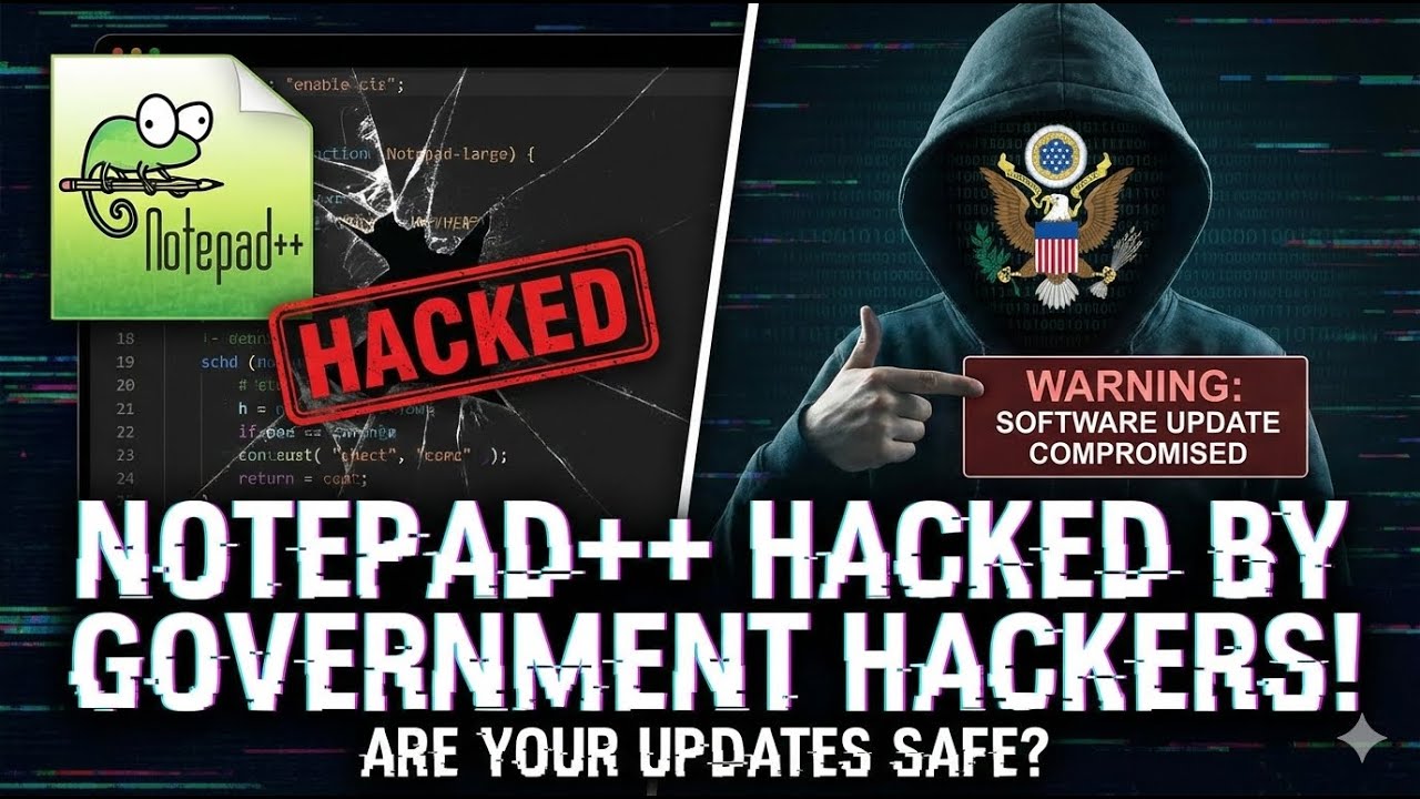 Notepad Safe 🚨 Notepad++ HACKED by Government Hackers! Are YOUR Updates Safe? - YouTube