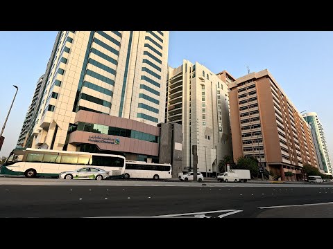 الإمارات ابوظبي العاصمة الجميلة جولة السيارة