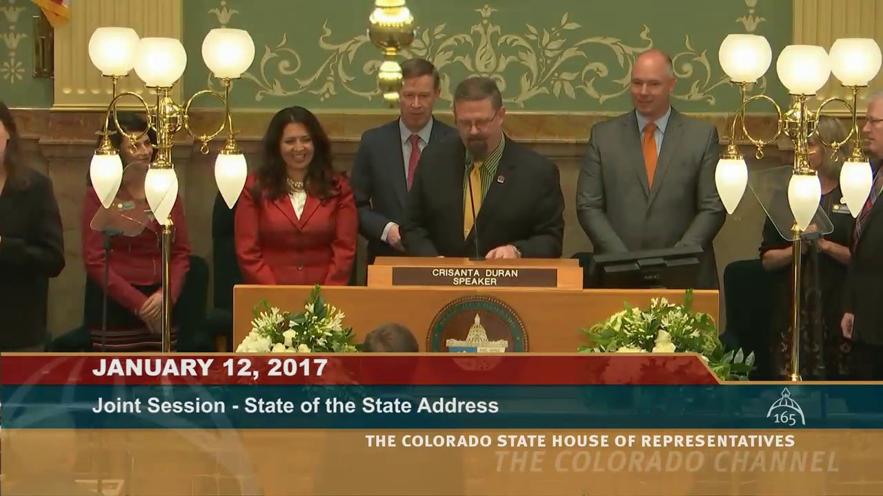Colorado 2017 State of the State YouTube