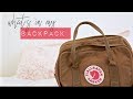 what&#39;s in my backpack 2018 + giveaway