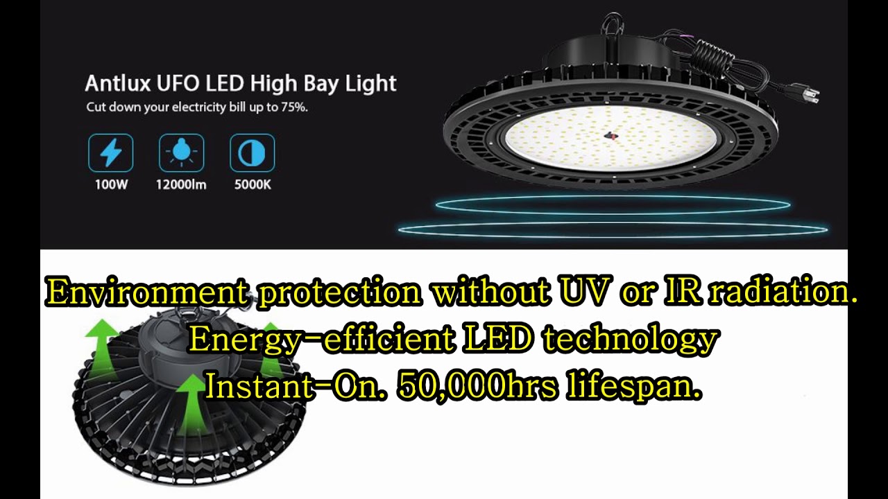 UFO LED High Bay Light 100W - AntLux