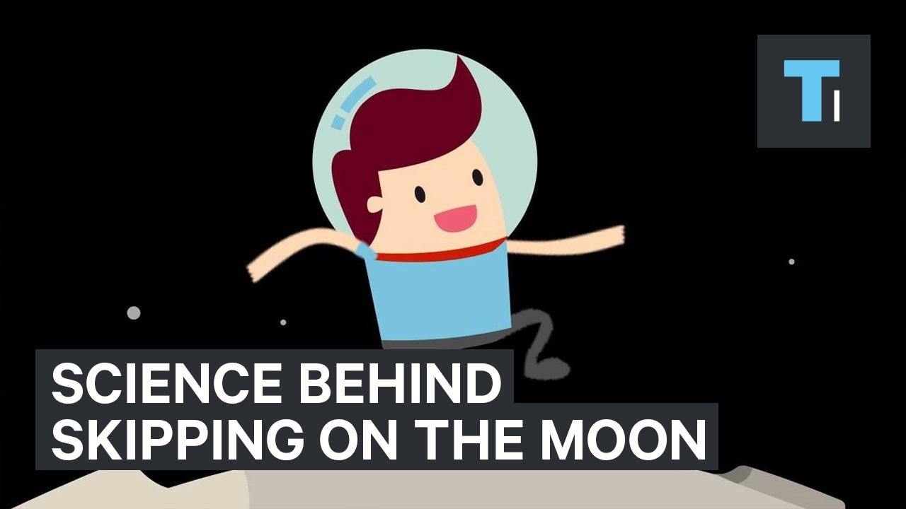 universe background Why it's easier to hop around the moon than to walk