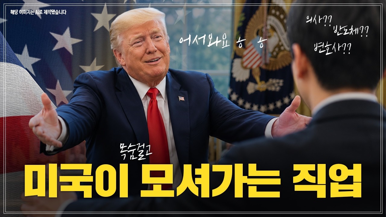 미이민국이 목숨을 걸어서라도 모셔가려는 이민자 직업 TOP10, 이민자 유학생들 필수 시청