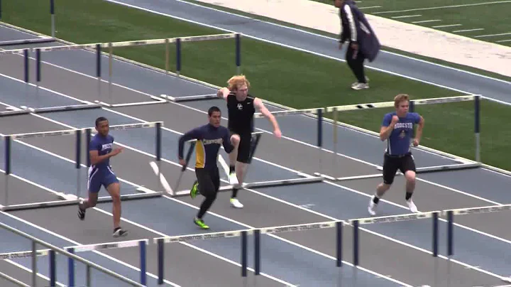Cal Relays Men's 110m Hurdles Joshua Roper