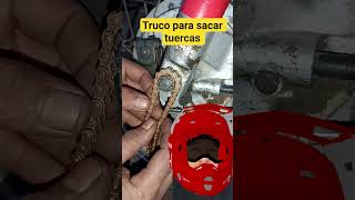 cómo sacar tuercas #cycle #motos