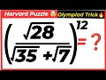 Harvard University Puzzle 🤯 | Algebra Math Trick | Olympiad Question